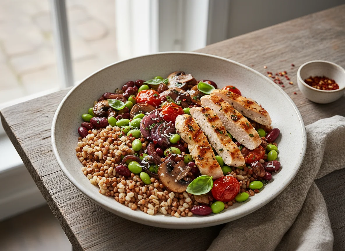 High Protein Bowl nach toskanischer Art photo