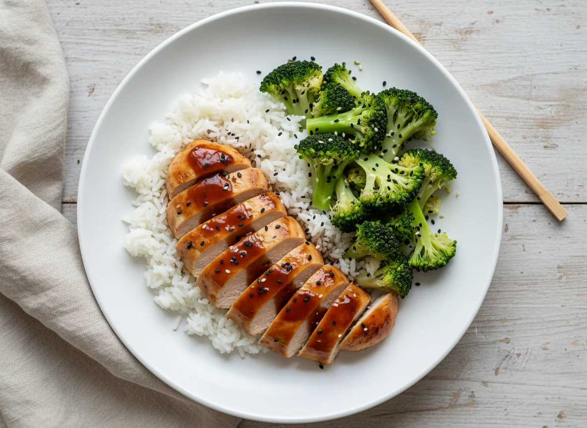 High Protein Teriyaki-Hähnchen photo