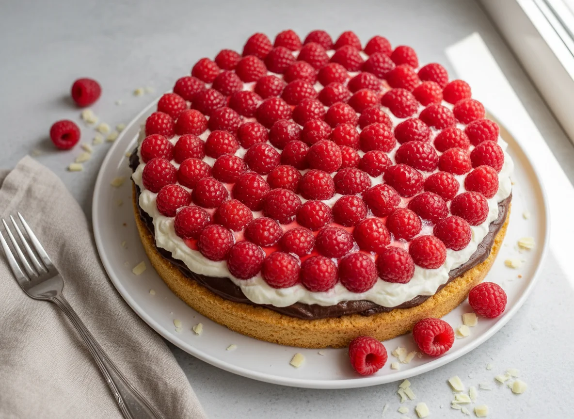 Himbeer-Schokoladen-Torte photo