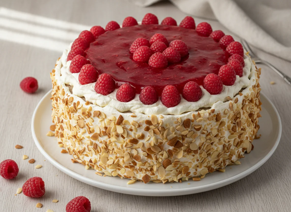 Himbeer-Schoko-Sahnetorte photo