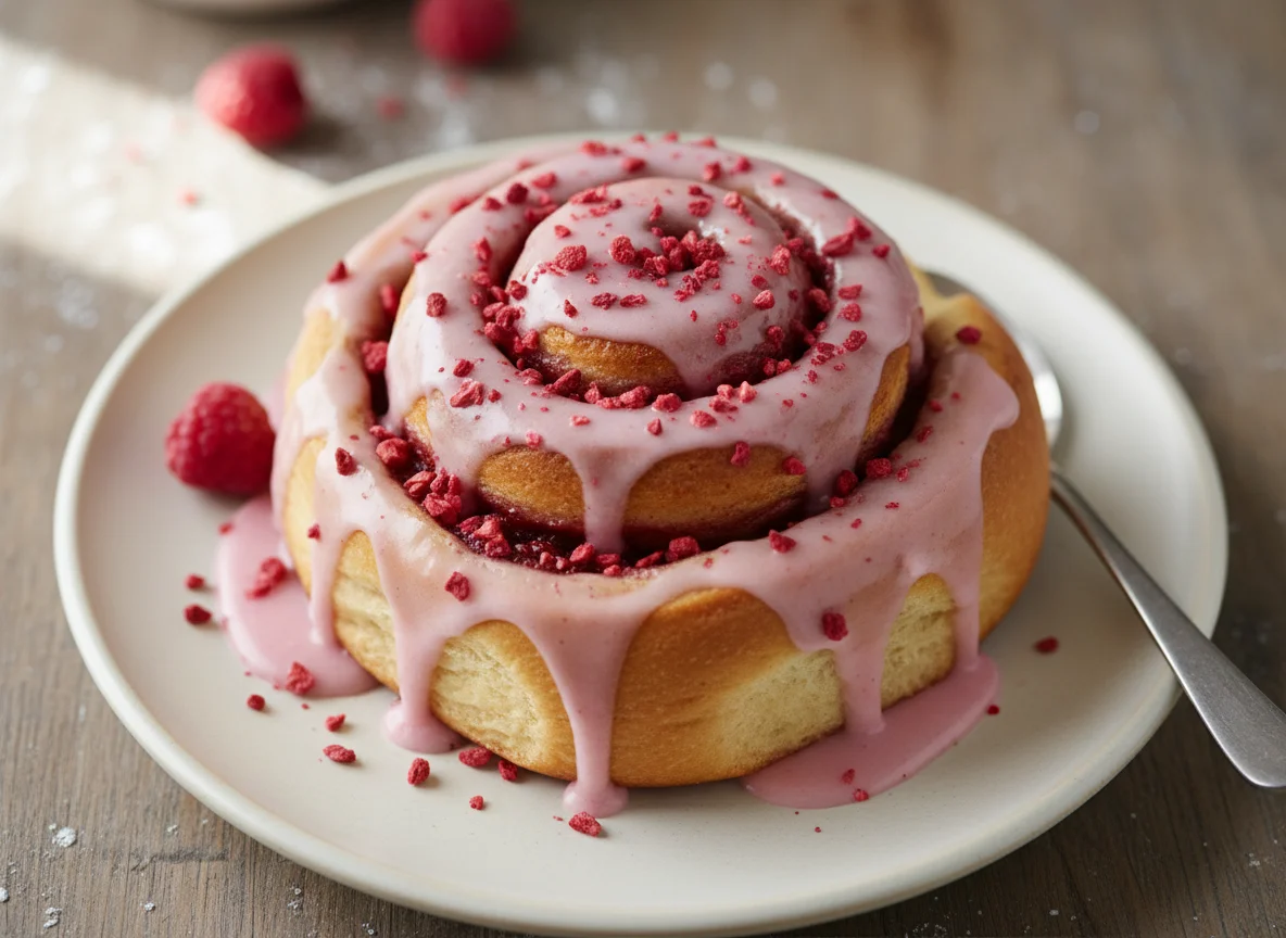 Himbeer-Zimtschnecke photo