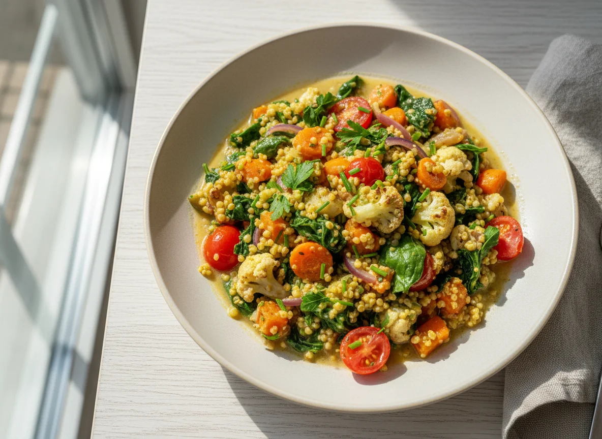 Hirse-Gemüse-Pfanne photo