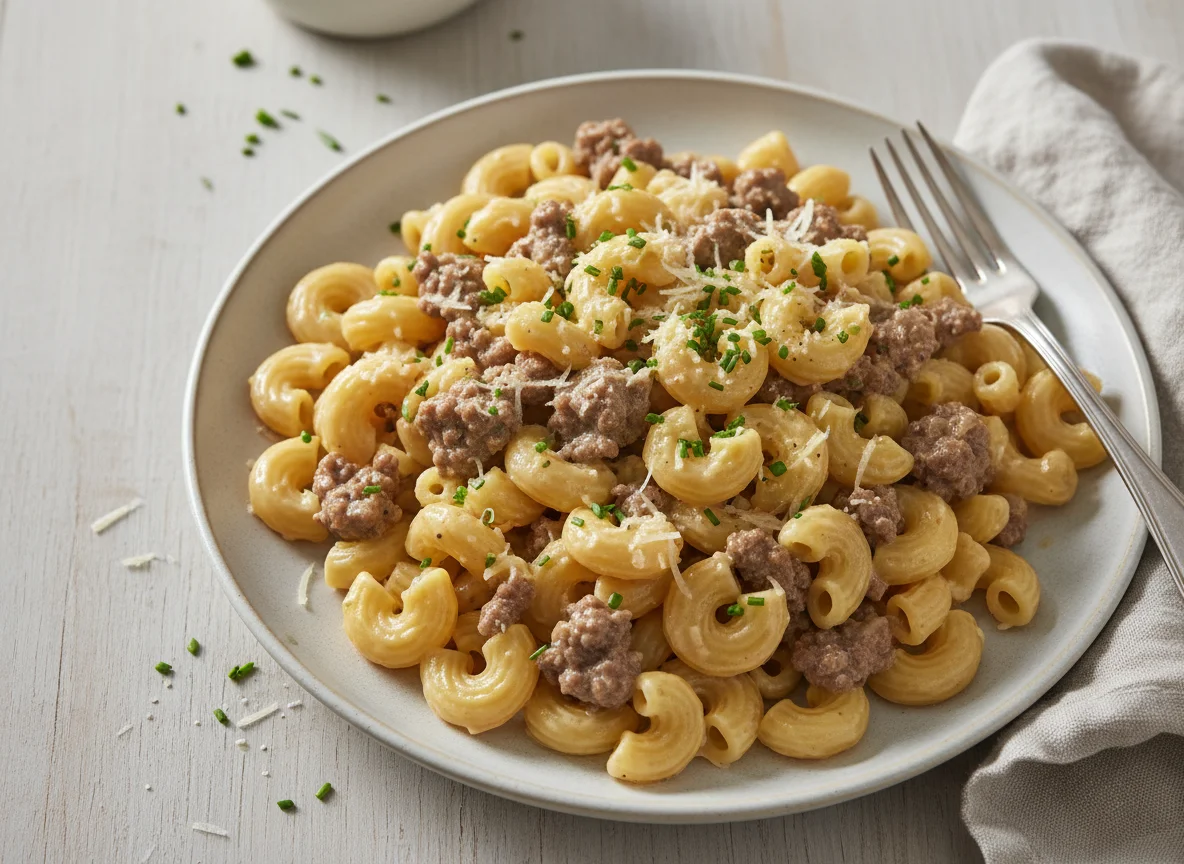 Hörnli mit Hackfleischsauce photo