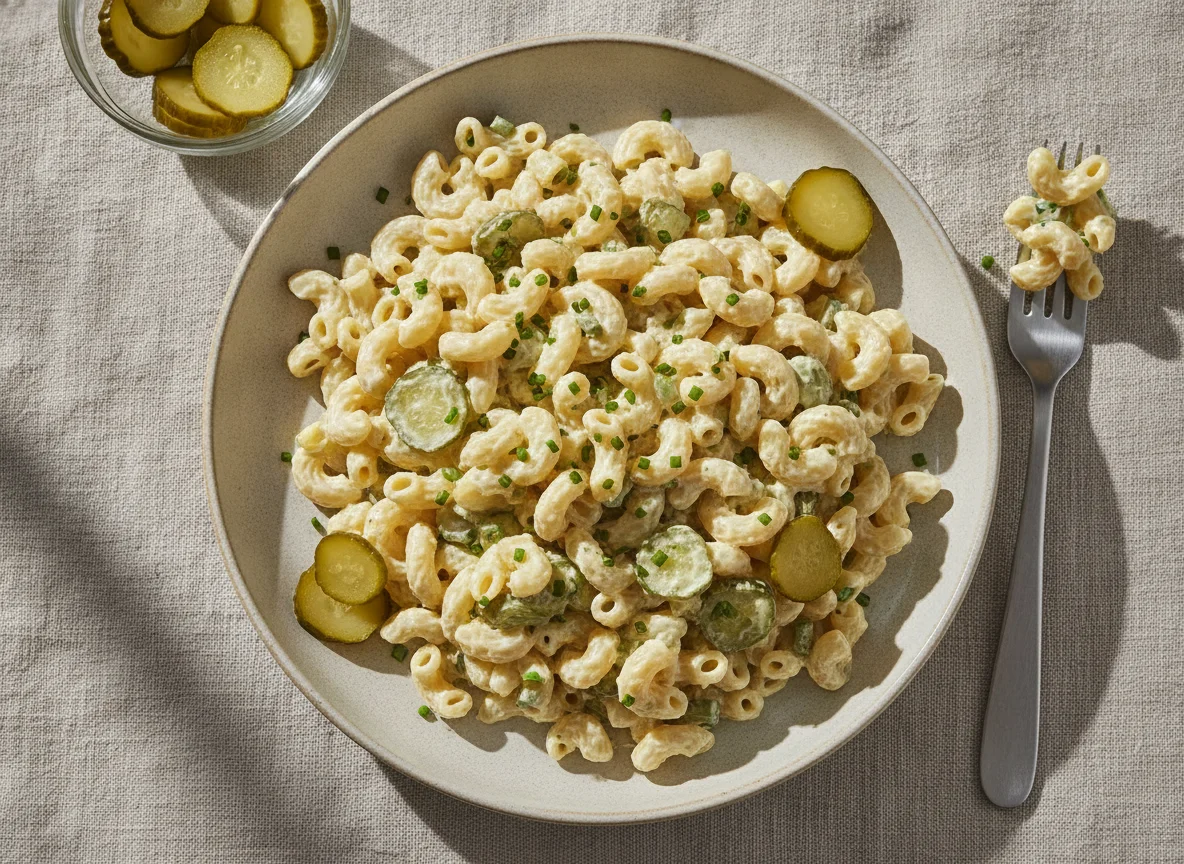 Hörnlisalat mit Mayonnaise-Dressing photo