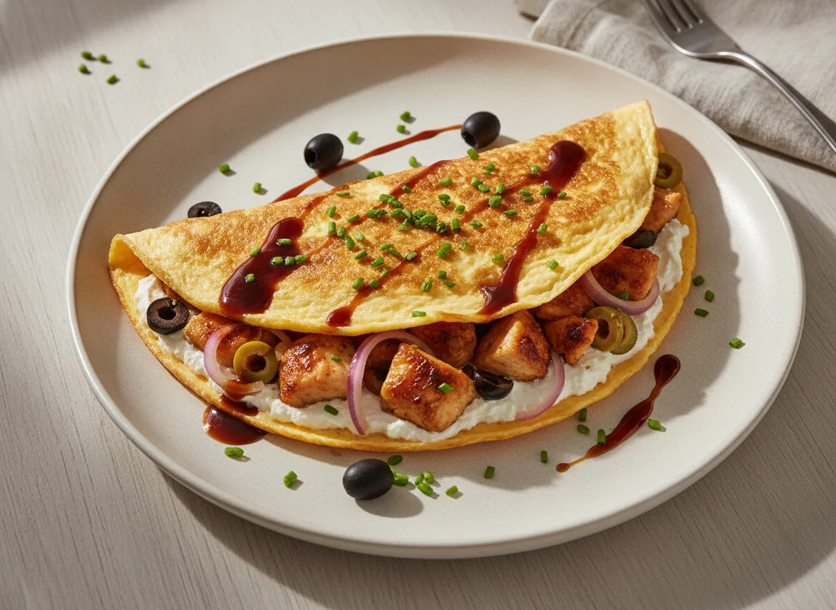 Hühnchen Teriyaki Omelett photo