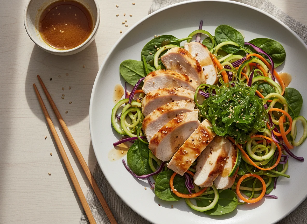 Hühnchen-Nudel-Salat photo