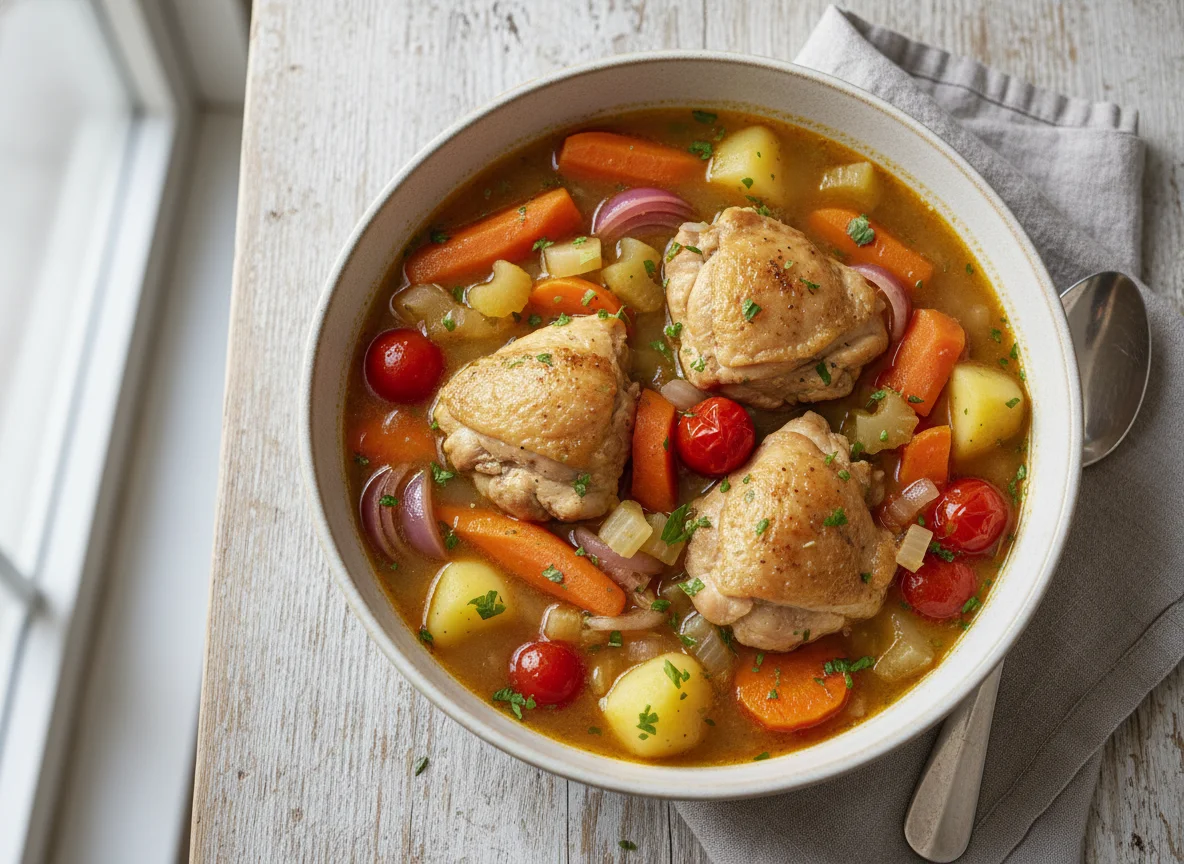 Hühnereintopf mit Gemüse photo