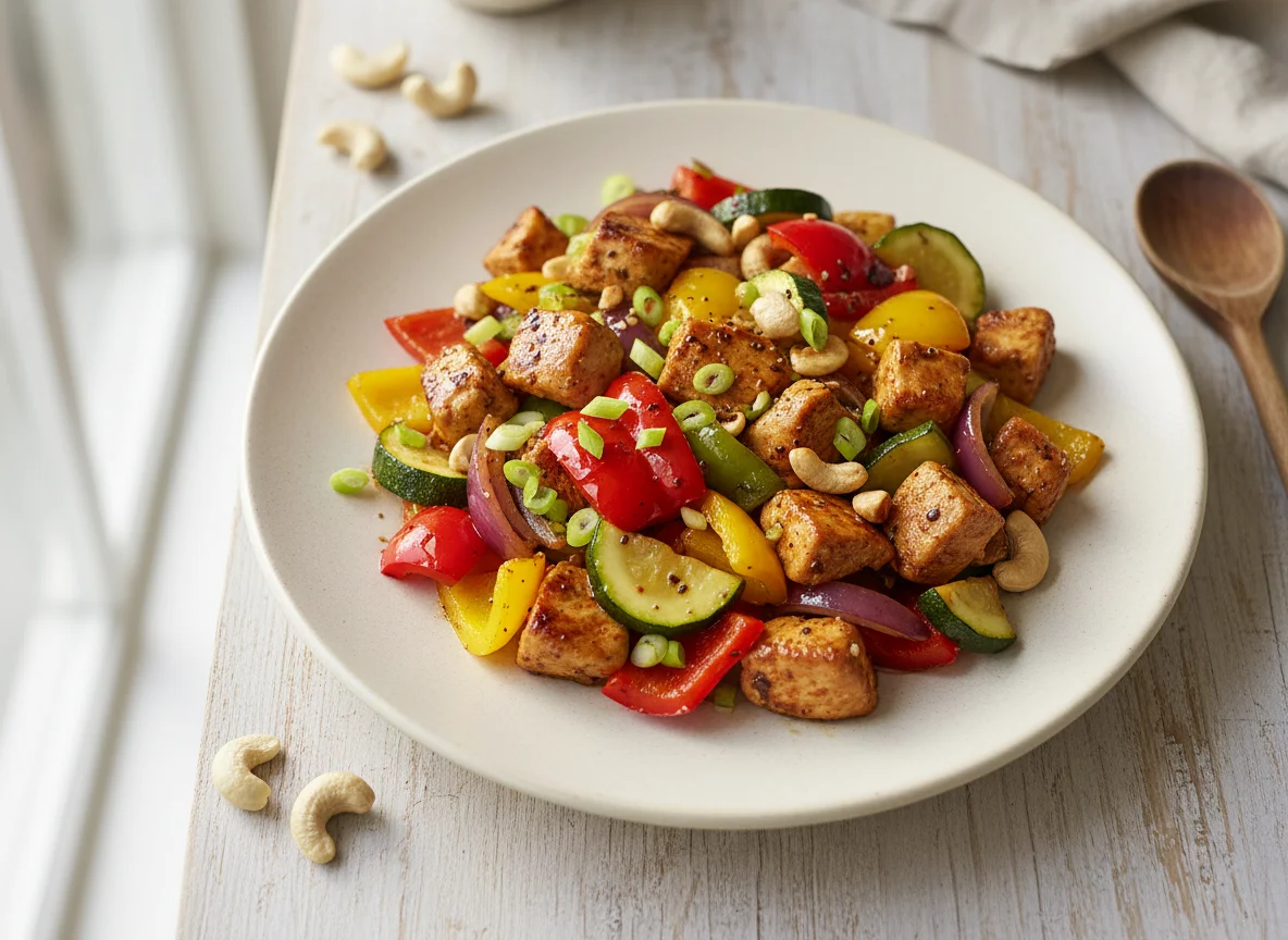 Hühner-Gemüse-Pfanne photo