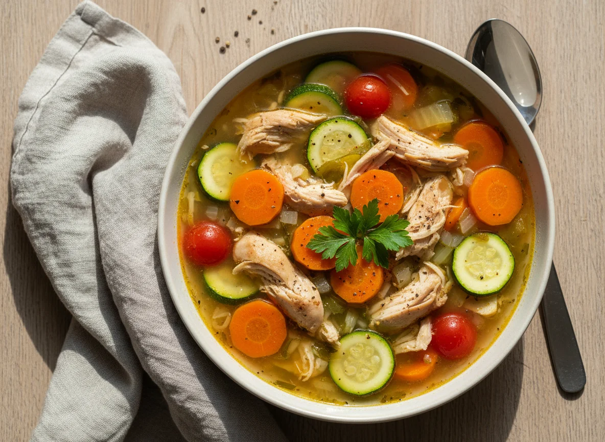 Hühner-Gemüse-Suppe photo