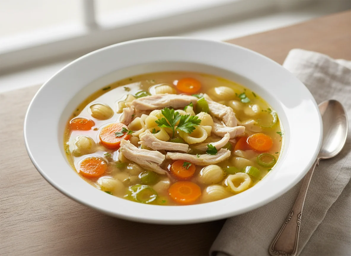 Hühnernudelsuppe photo