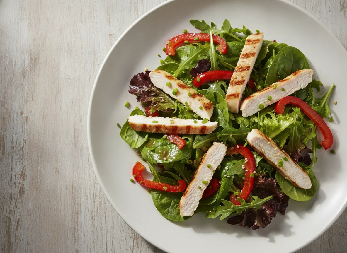Hühnerstreifensalat photo