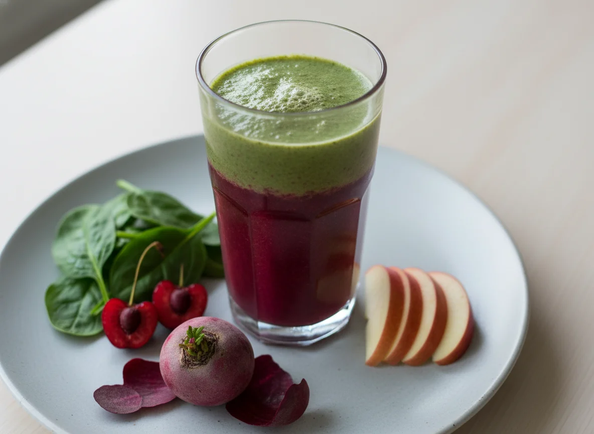 Innocent Kirsche, Rote Beete, Apfel & Spinat Smoothie photo