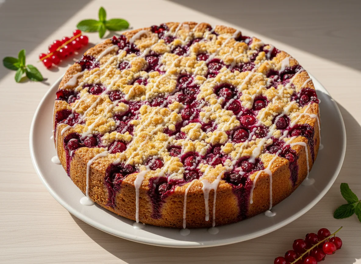 Johannisbeer-Streuselkuchen photo