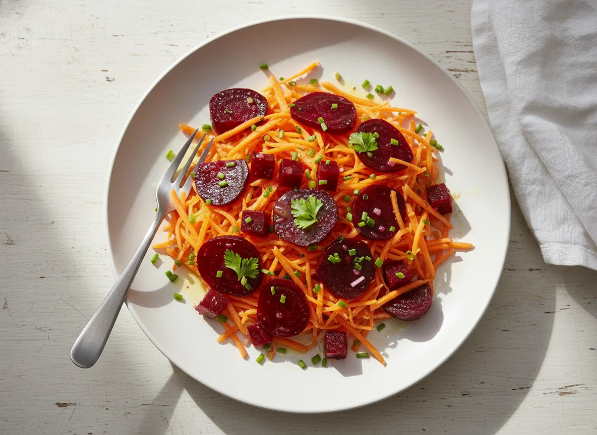 Karotten- und Rote-Bete-Salat photo