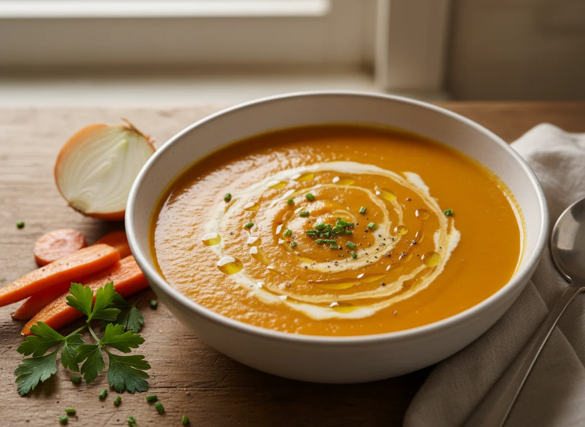 Karottencremesuppe photo