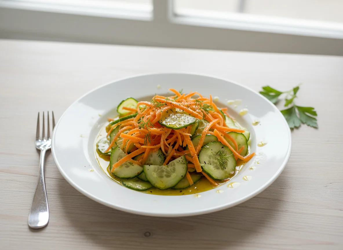 Karotten-Gurken-Salat photo