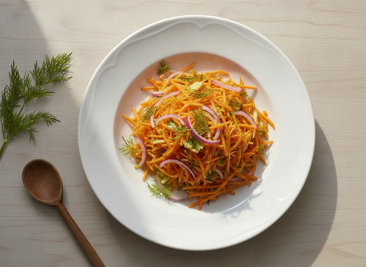 Karottensalat mit Kräutern photo