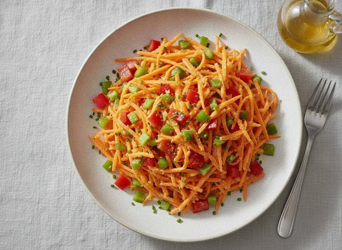 Karottensalat mit Paprika photo