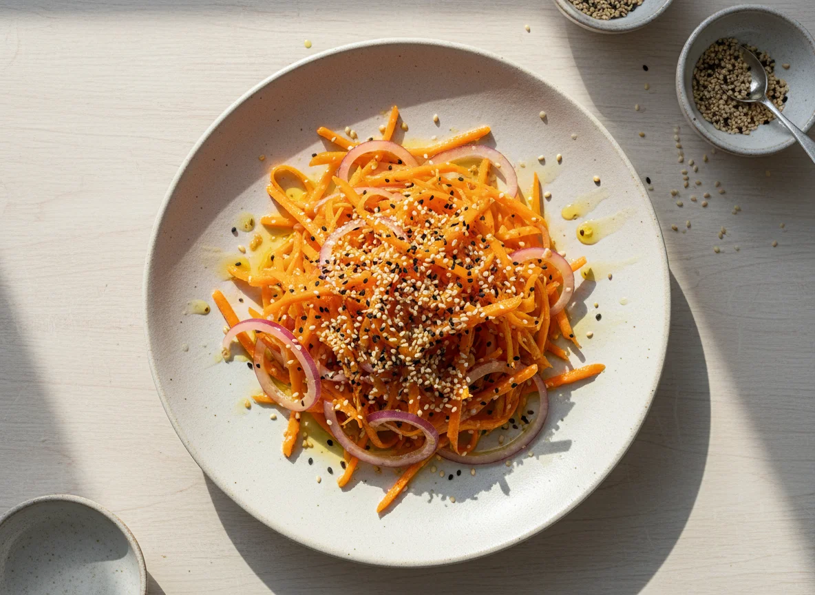 Karottensalat mit Sesam photo