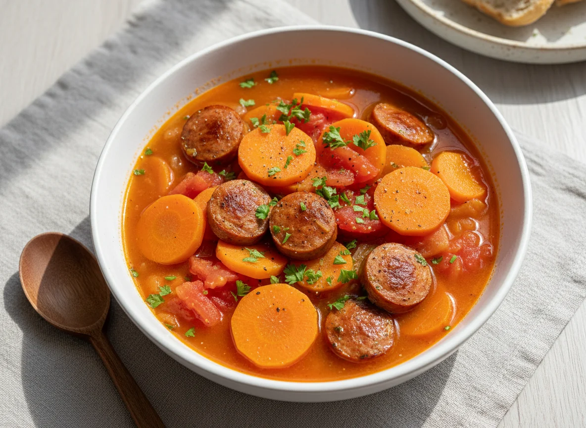 Karotten-Wurst-Eintopf photo