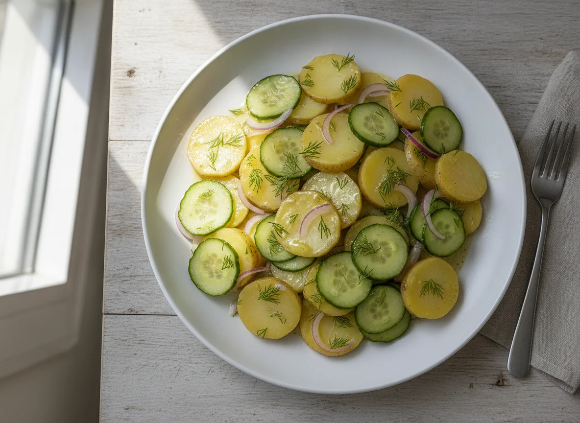Kartoffel-Gurken-Salat photo