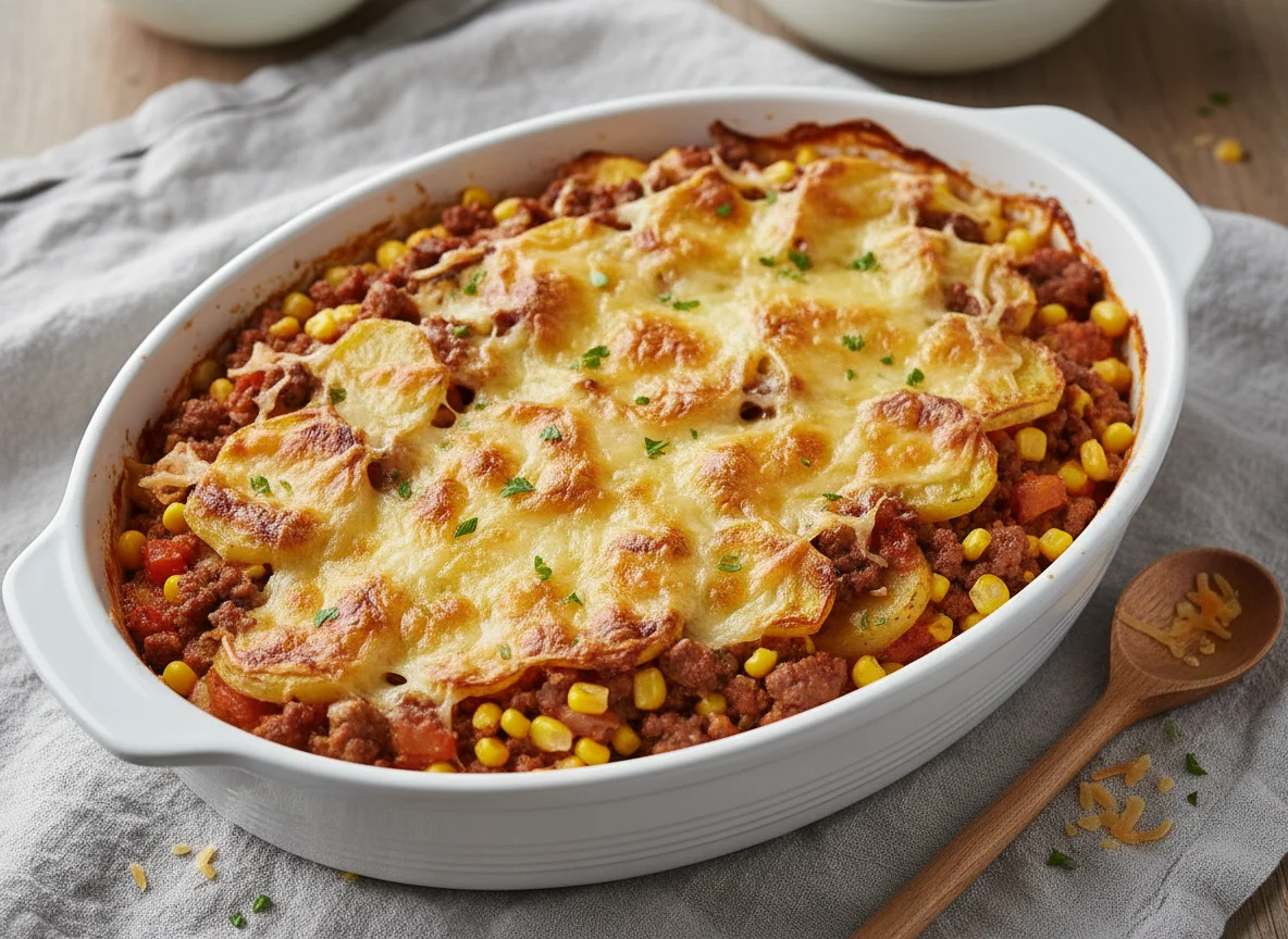 Kartoffel-Hackfleisch-Auflauf photo