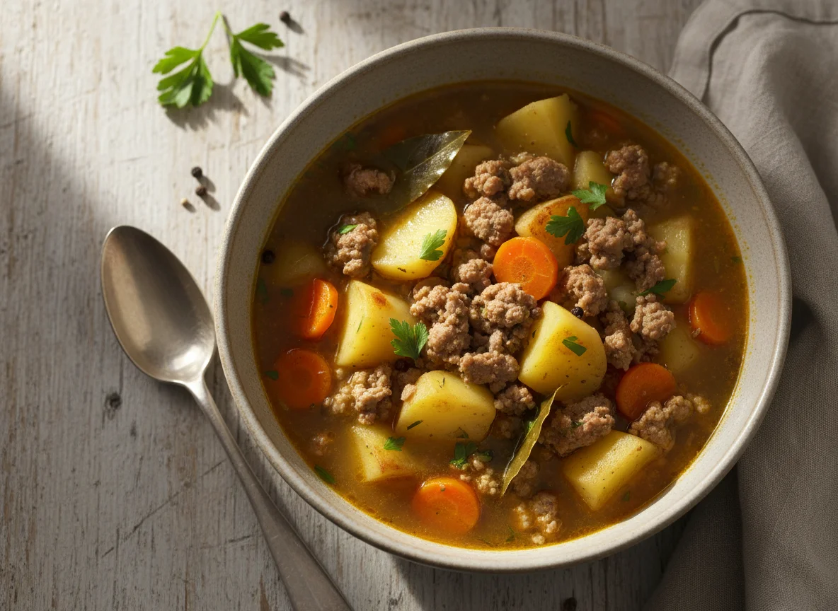 Kartoffel-Hackfleisch-Eintopf photo