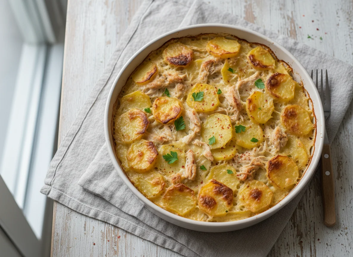 Kartoffel-Hähnchen-Auflauf photo