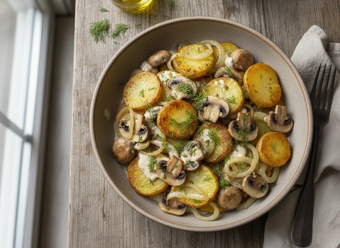 Kartoffel-Pilz-Pfanne photo