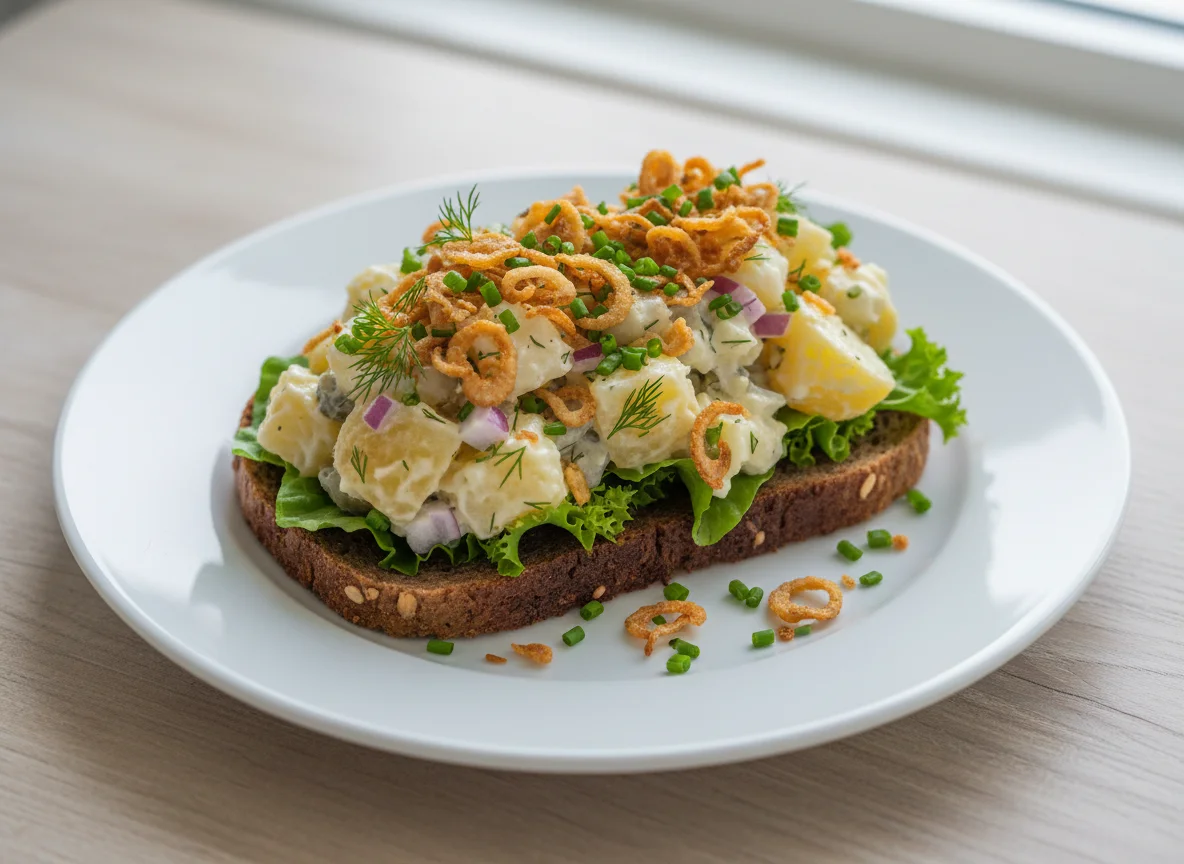Kartoffelsalatbrot photo