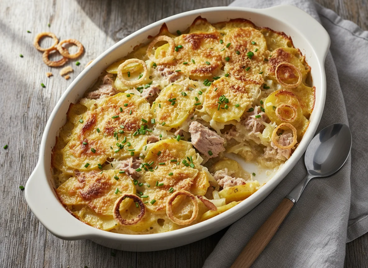 Kartoffel-Thunfisch-Auflauf photo