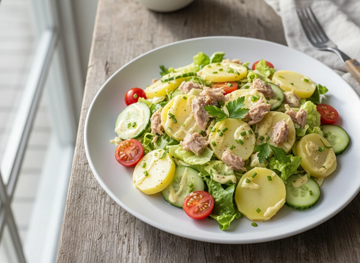 Kartoffel-Thunfisch-Salat photo