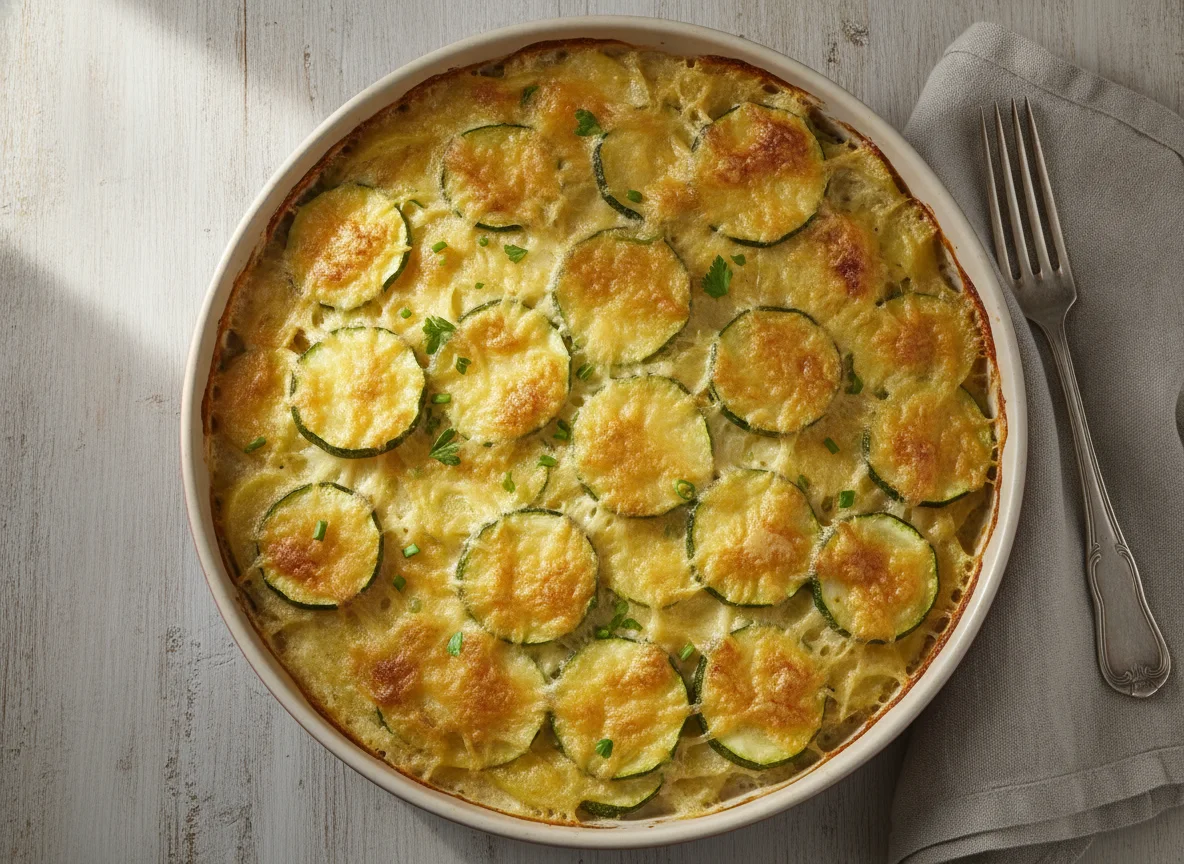 Kartoffel-Zucchini-Gratin photo
