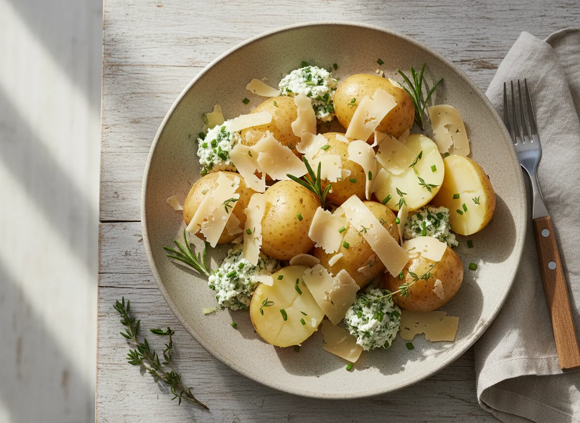 Käse und Kartoffeln photo