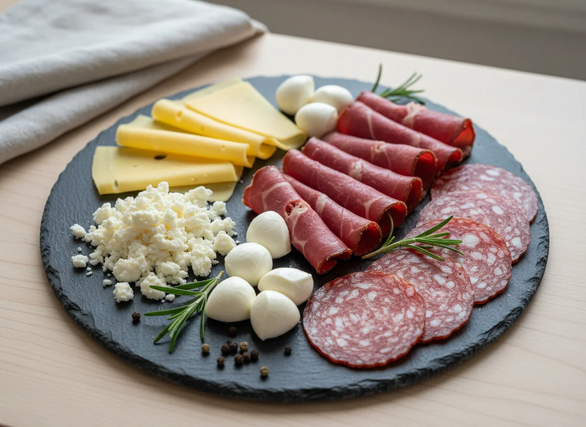 Käse- und Wurstplatte photo