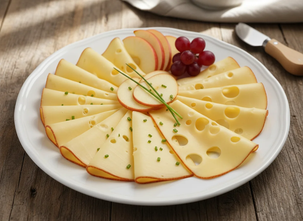 Käse-Aufschnitt (Gouda, Edamer, Maasdamer) photo