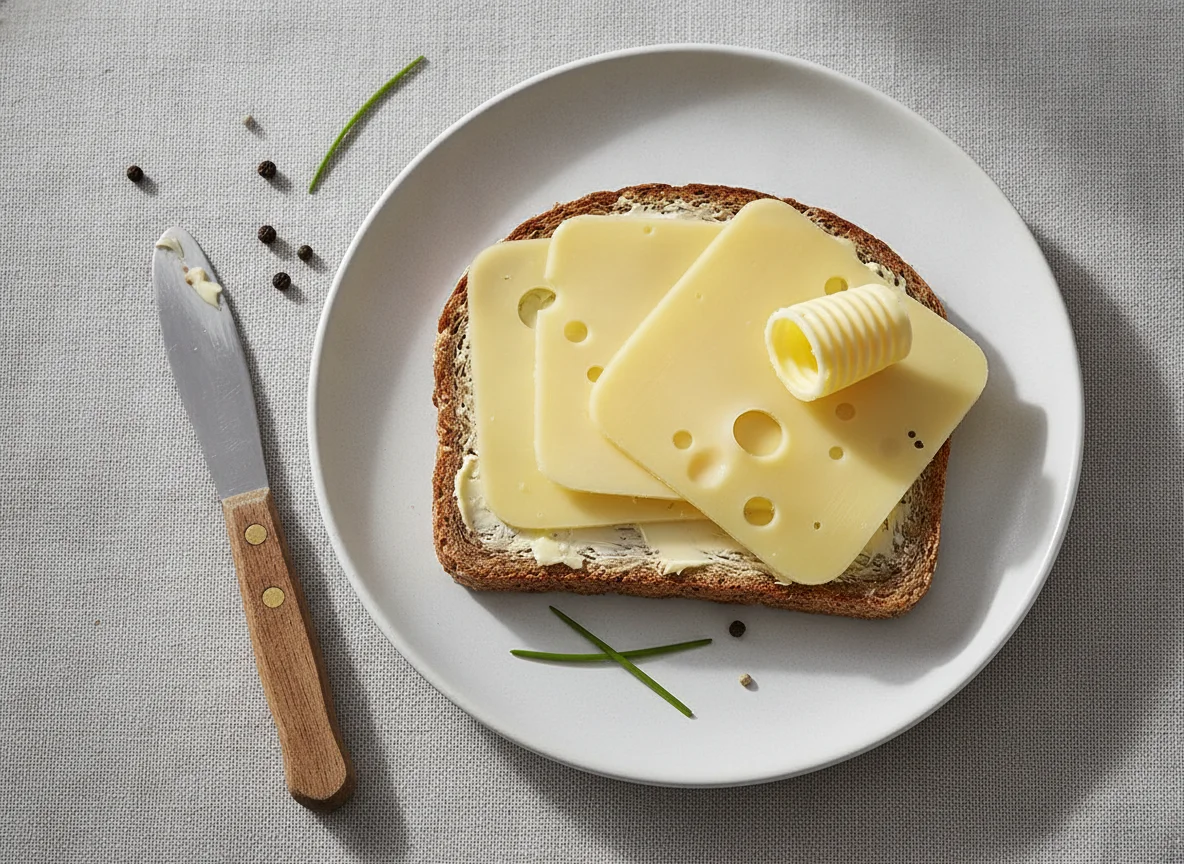 Käsebrot auf Vollkornbrot photo