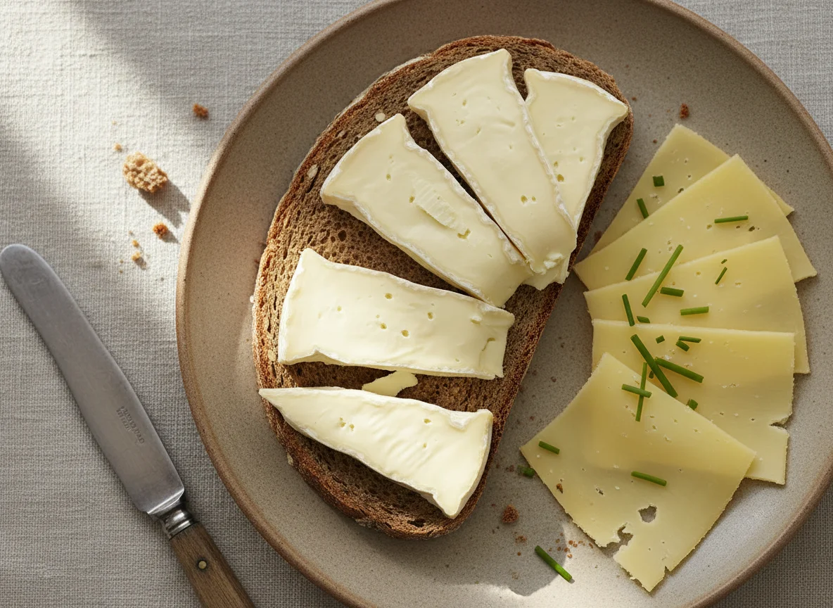 Käsebrot und Käse photo