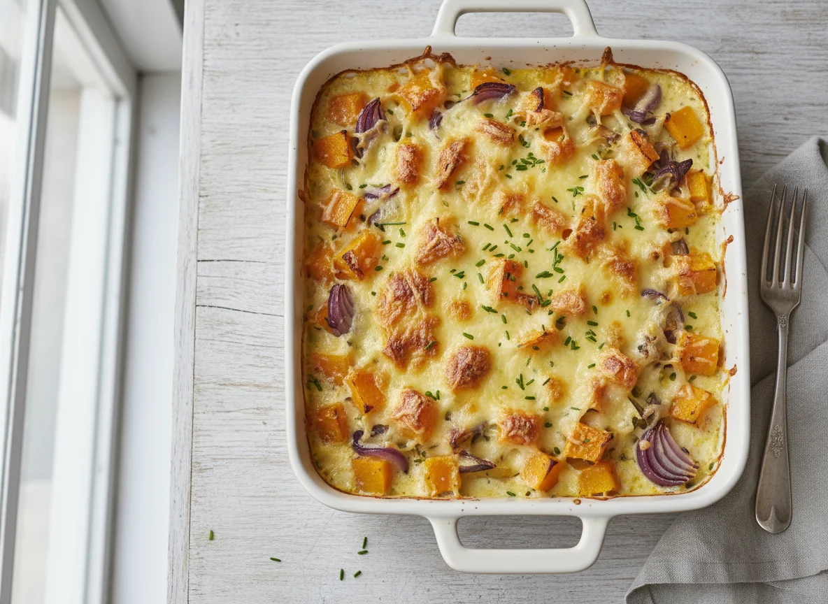 Käse-Gemüse-Auflauf photo