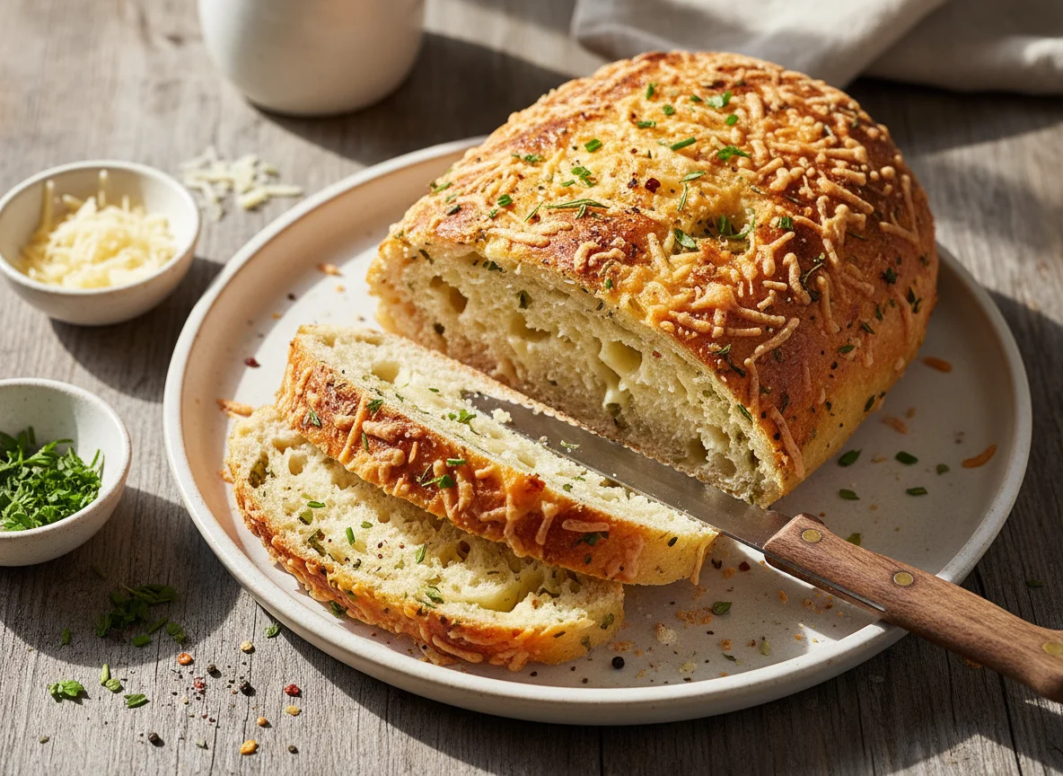 Käse-Kräuter-Brot photo