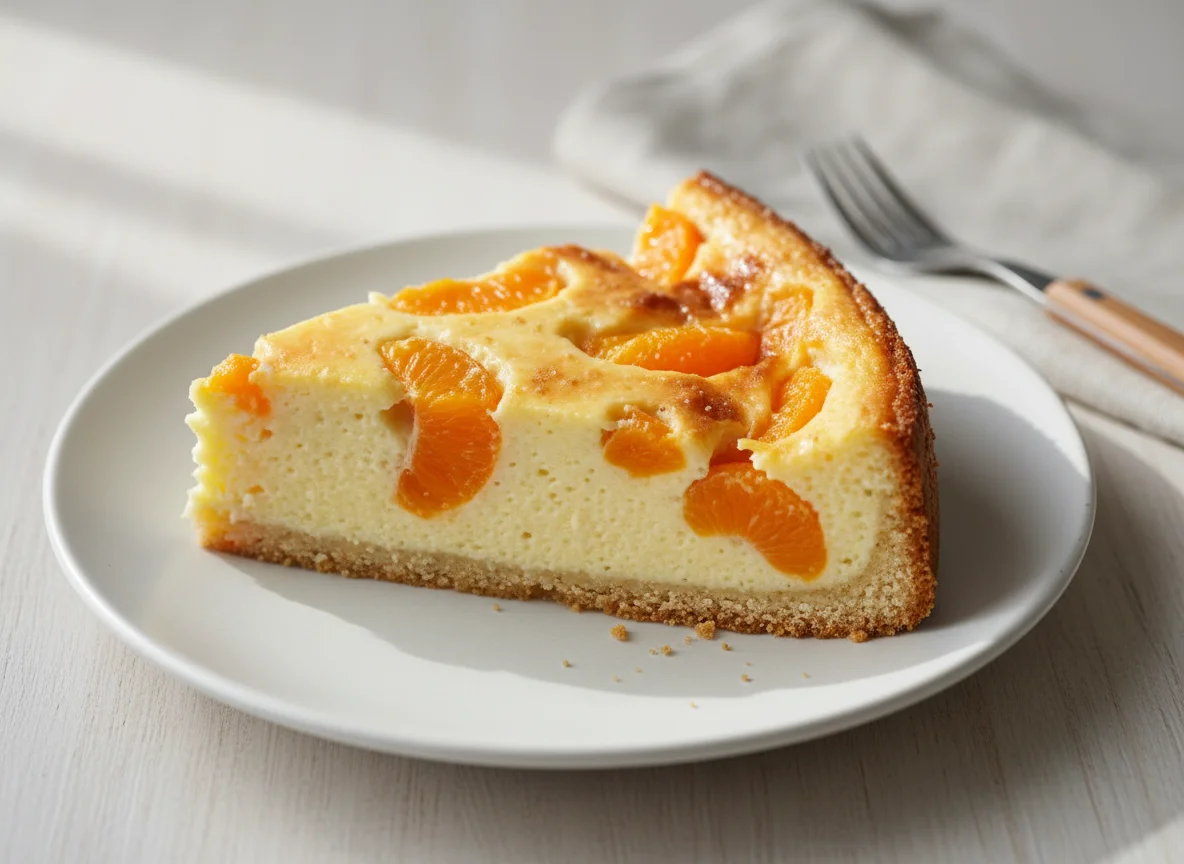 Käsekuchen mit Mandarinen photo