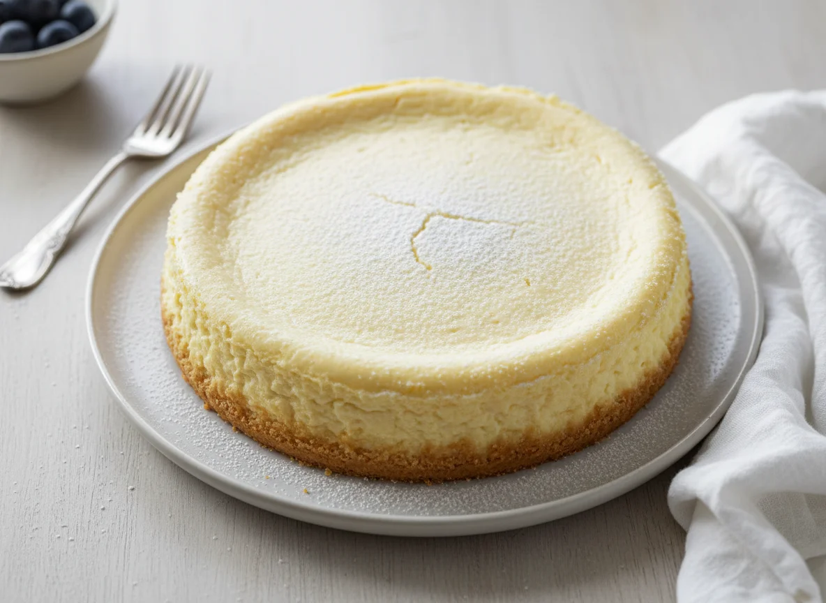 Käsekuchen mit Quark und Joghurt photo