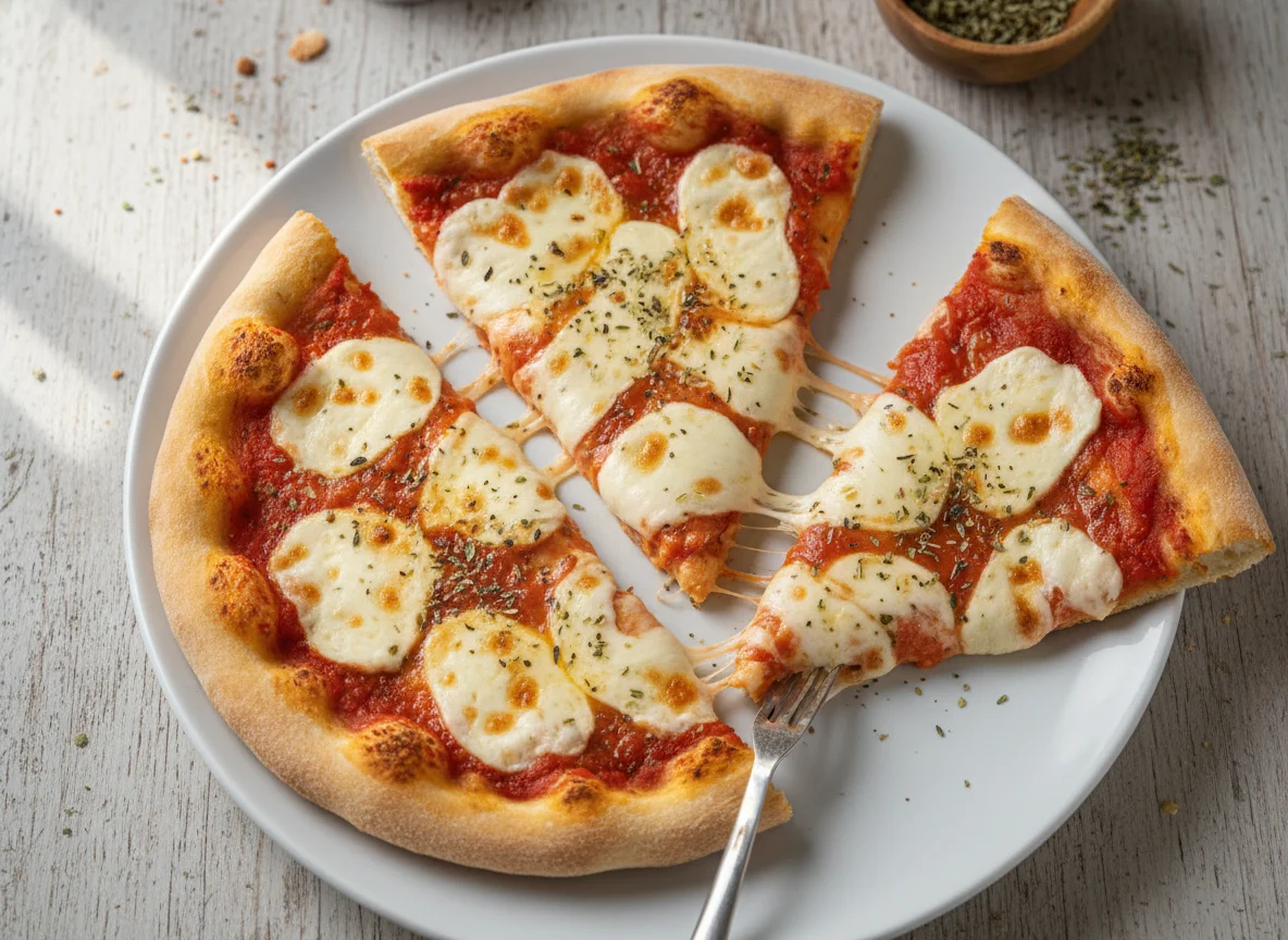 Käsepizza-Stücke photo