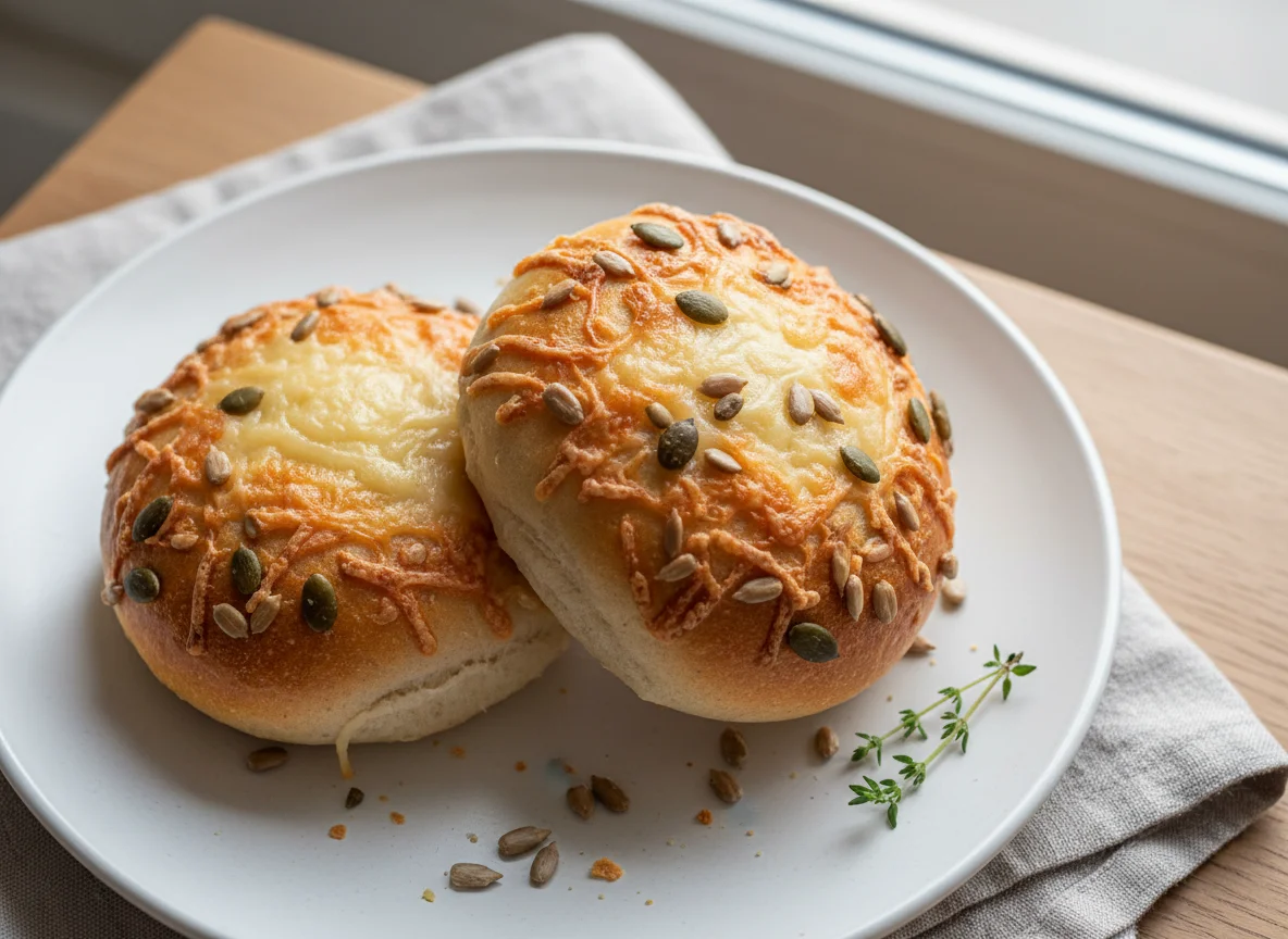 Käse-Saaten-Brötchen photo