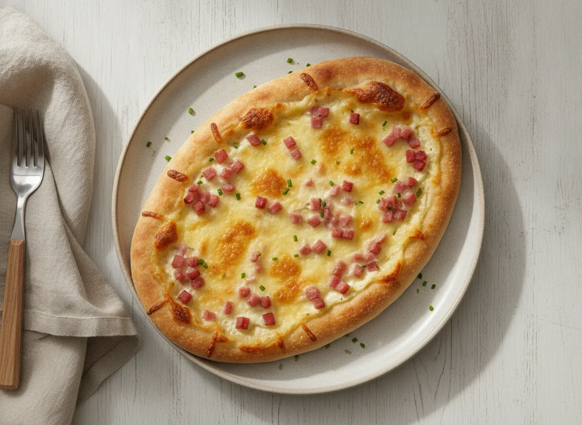 Käse-Schinken-Fladen photo