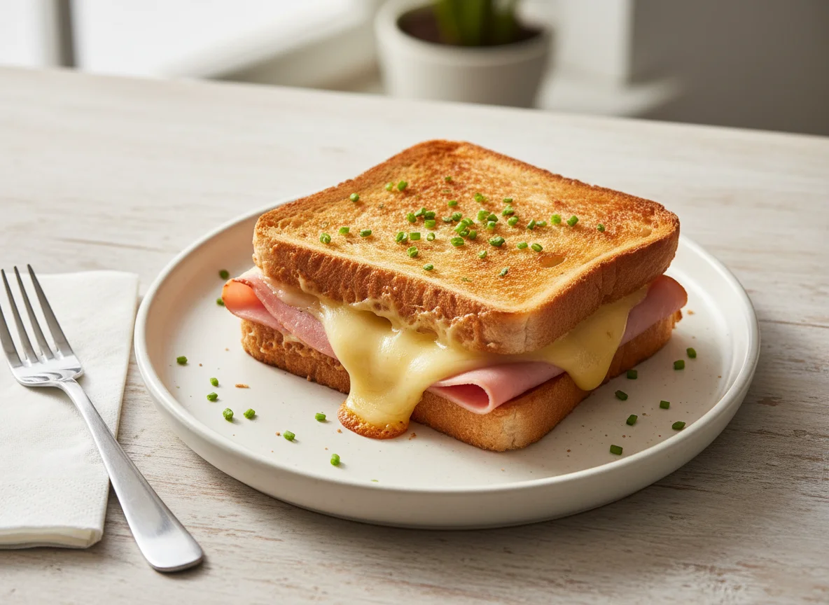 Käse-Schinken-Toast photo