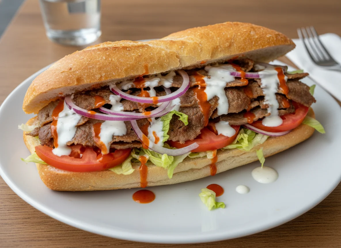 Kebab-Sandwich photo