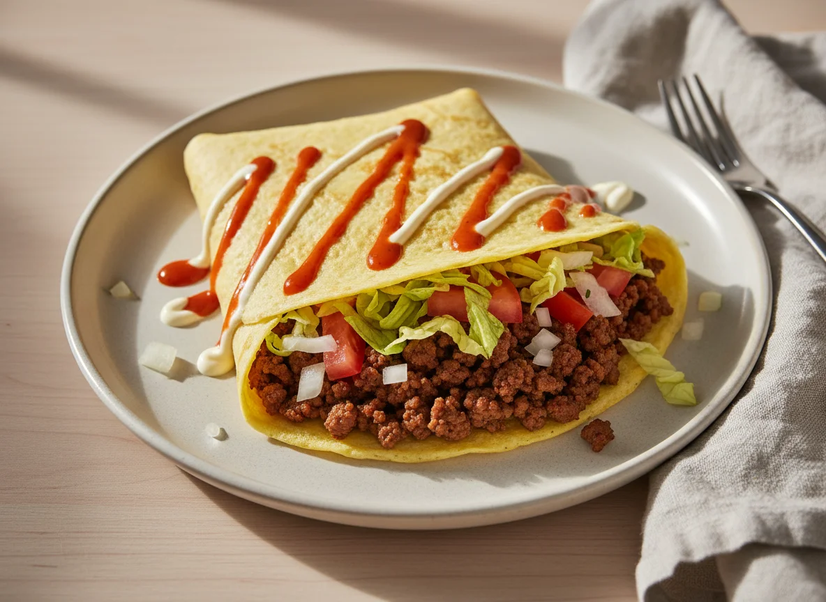 Keto-Hackfleisch-Wrap photo