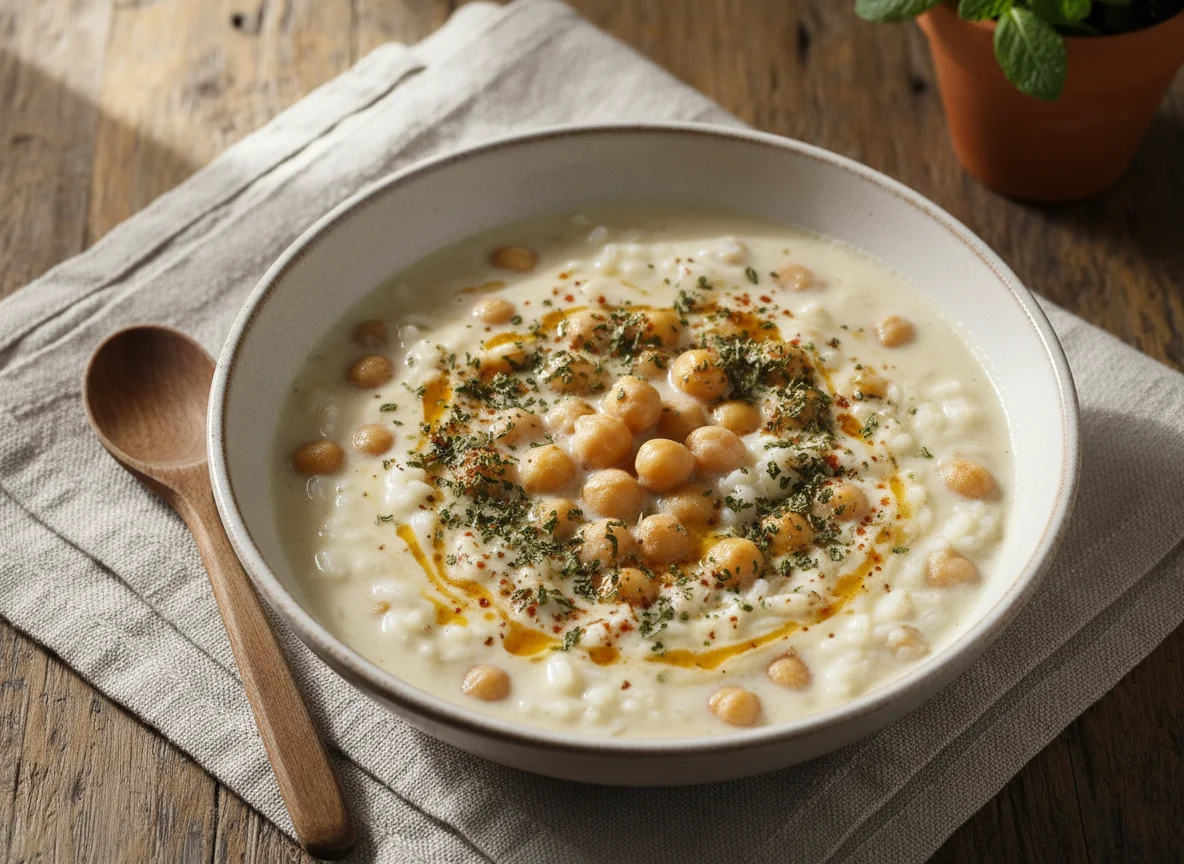 Kichererbsen-Joghurt-Suppe photo