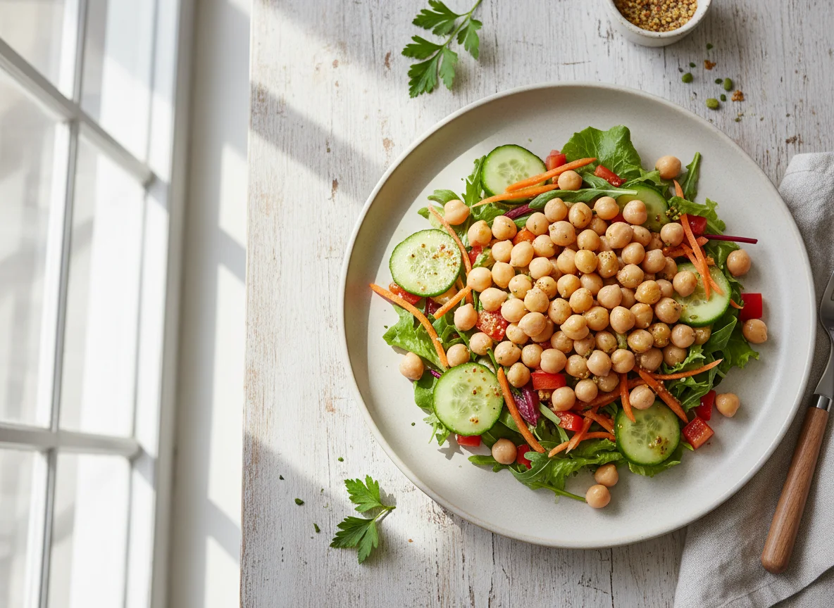 Kichererbsen-Salat photo